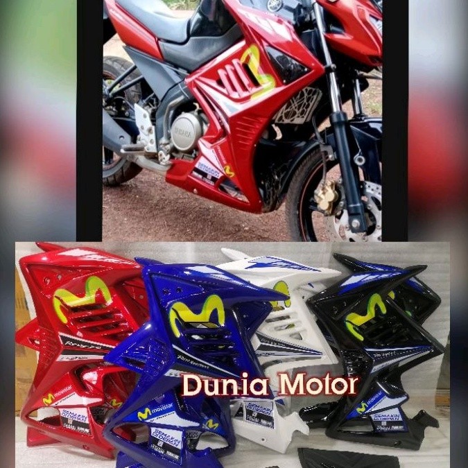 Sayap vixion nva nvl vixion new 2013 2014 2015 2016 - half fairing fering new vixion nva nvl vixion 