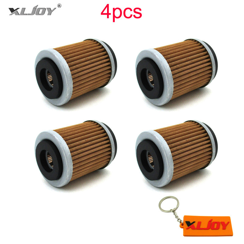 4x Oil Filter For Yamaha ATV YFM350R RAPTOR 350 YFM 400 350FW Big Bear 350X Warrior YFM350X WARRIOR 