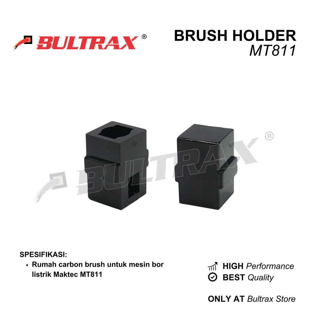 BULL Brush Holder Bor Maktec  MT811 / HP1630 / MT80B / 9035 Rumah Carbon Brush Spul Arang