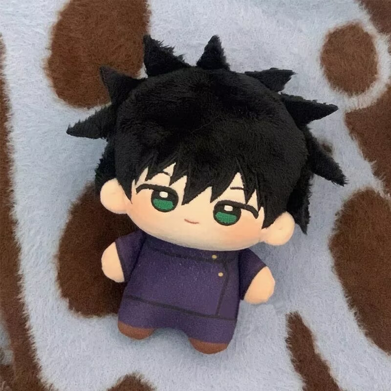 10cm JJK Fushiguro Megumi Plush Doll Anime Mini Megumi Fushiguro Stuffed Doll Body Keyain Toys Fan K