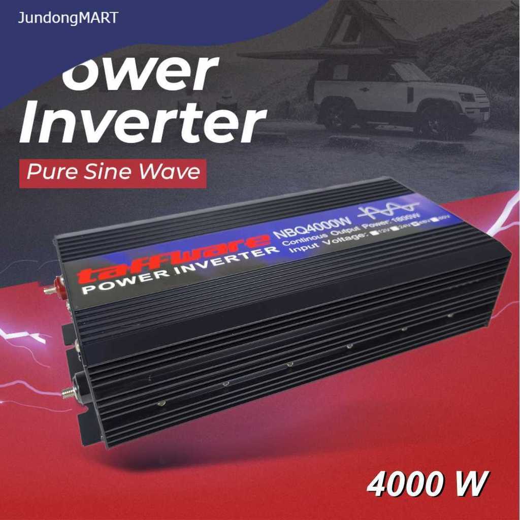 Taffware Power Inverter Mobil Pure Sine Wave DC 48V to AC 220V 4000W - NBQ4000W