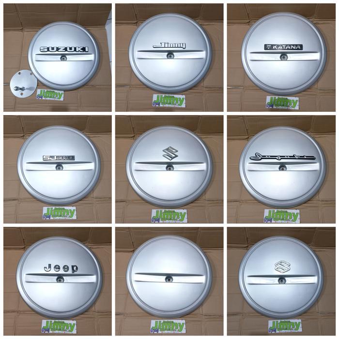 COVER BAN SEREP KATANA JDM TUTUP VELG STIP JIMNY MURAH BERKUALITAS - KOMPLIT BREKET, BADAK STIKER