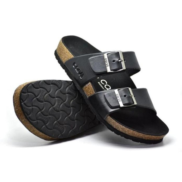[PROMO]Sandal Carvil Romeo Benzo 02 Sandal Kulit Asli / Sandal Kulit Pria Carvil / 100% Carvil Origi