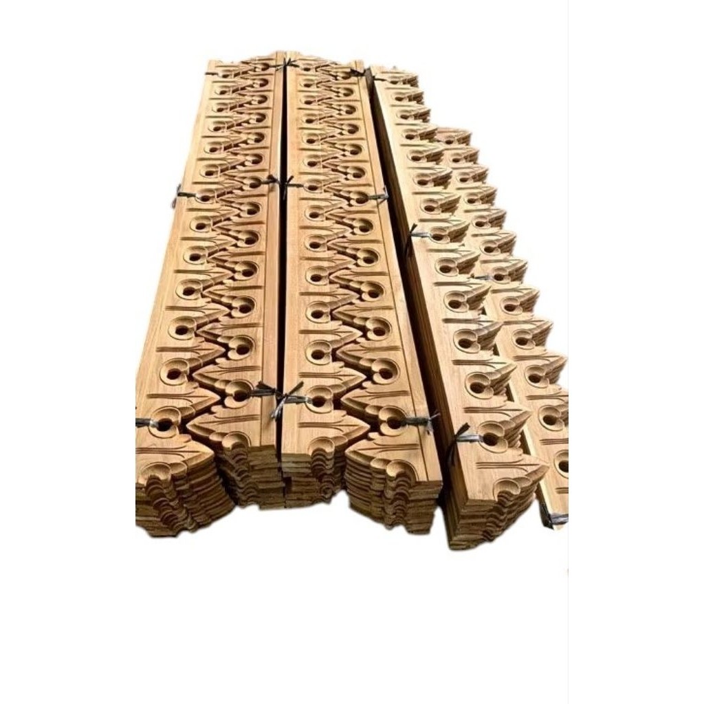 Lisplang Ukiran Motif Cemara Untuk Joglo Dan Rumah Kayu