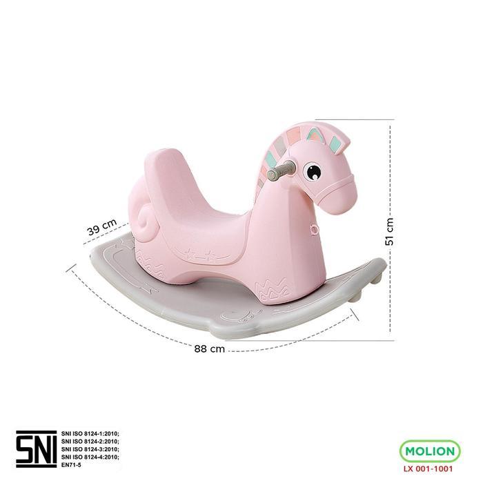 Mainan Kuda-Kudaan Jungkat Jungkit Anak – Playground Motif Kuda Panda HDPE | TOYSBAR M1001 - M1001, 