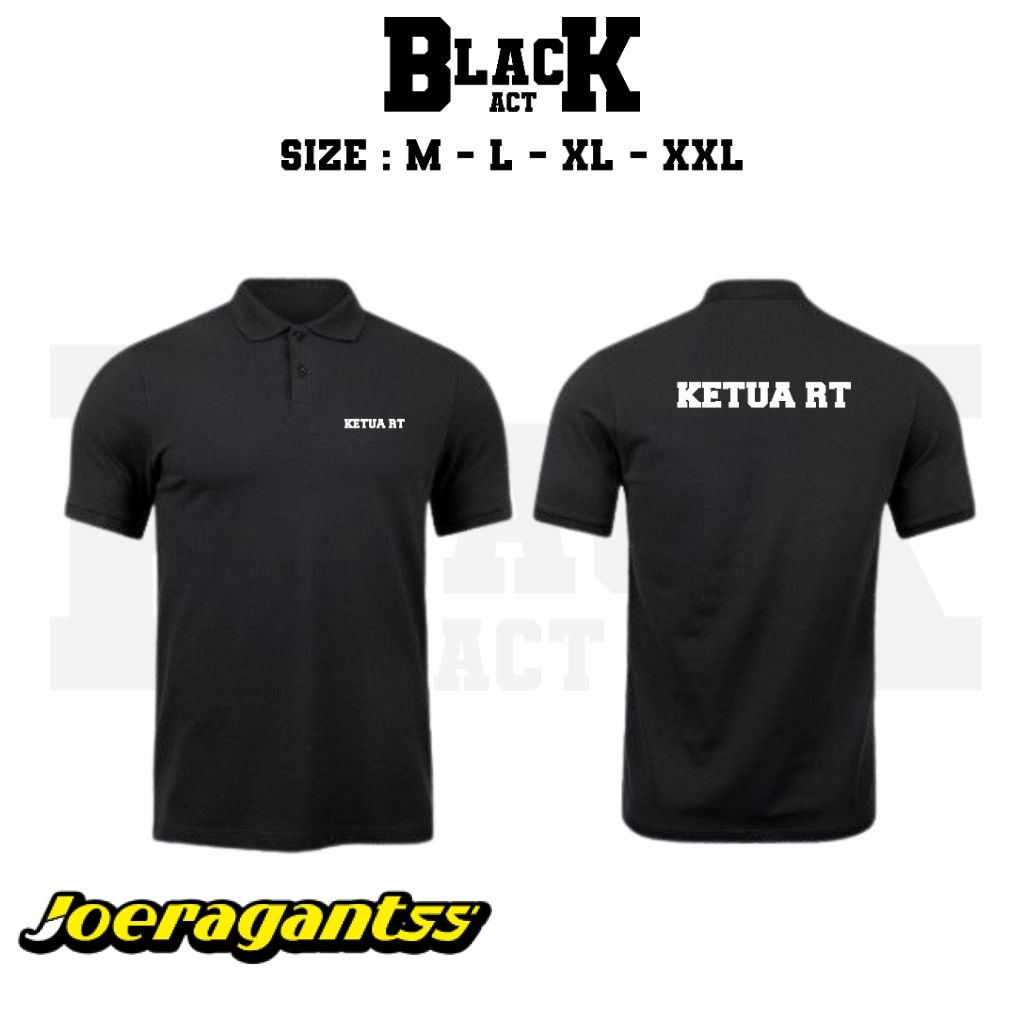 KAOS KERAH KETUA RT // BAJU KERAH KETUA RT