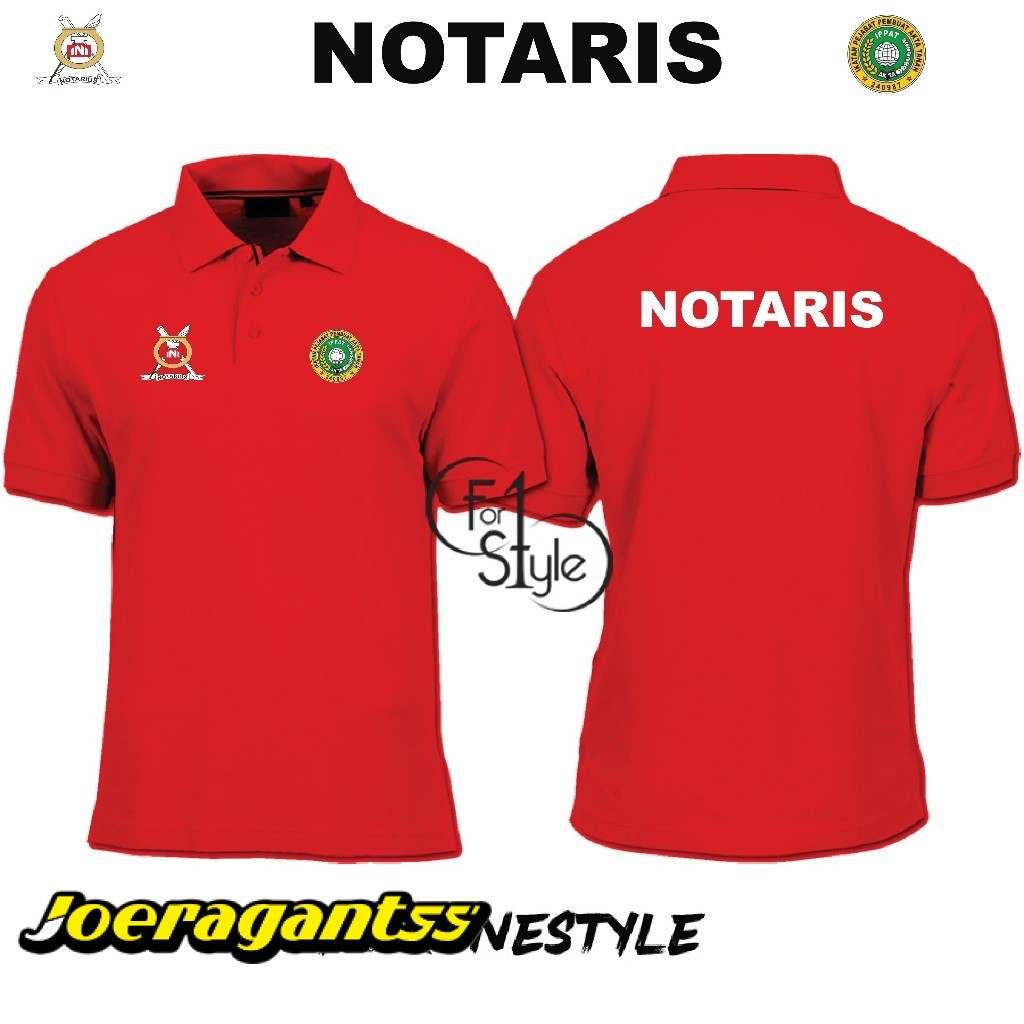 POLOSHIRT NOTARIS - POLO NOTARIS - KAOS BERKERAH NOTARIS