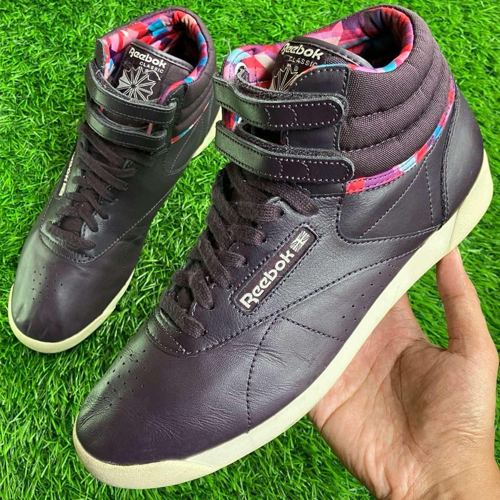 Reebok Classic F/S Hi Velcro leather sneakers ukuran 40,5