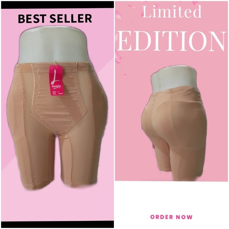 BUPESHOP celana dalam wanita busa lydyly korset busa keliling pantat palsu push up pengangkat bokong