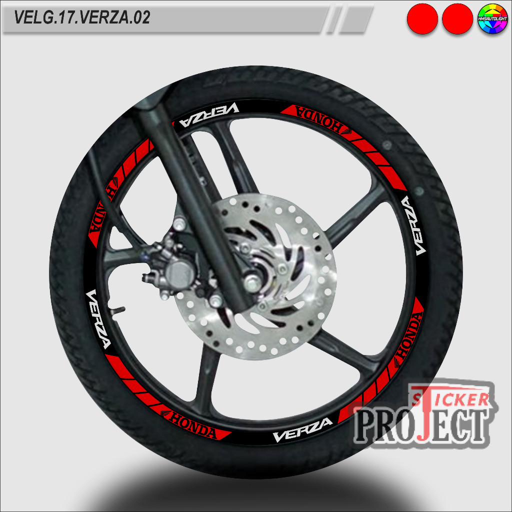 Sticker Variasi Velg Motor Semua Type Ring 17 Verza VELG.17.VERZA.02