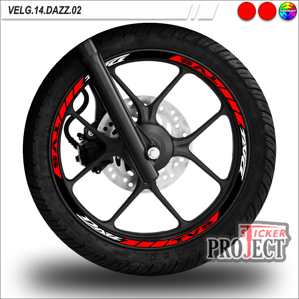 STICKER VARIASI VELG MOTOR RING 14 SEMUA TYPE TVS DAZZ 02
