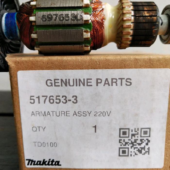 Armature / angker TD0100 atau TD0101 Makita Original 5176533