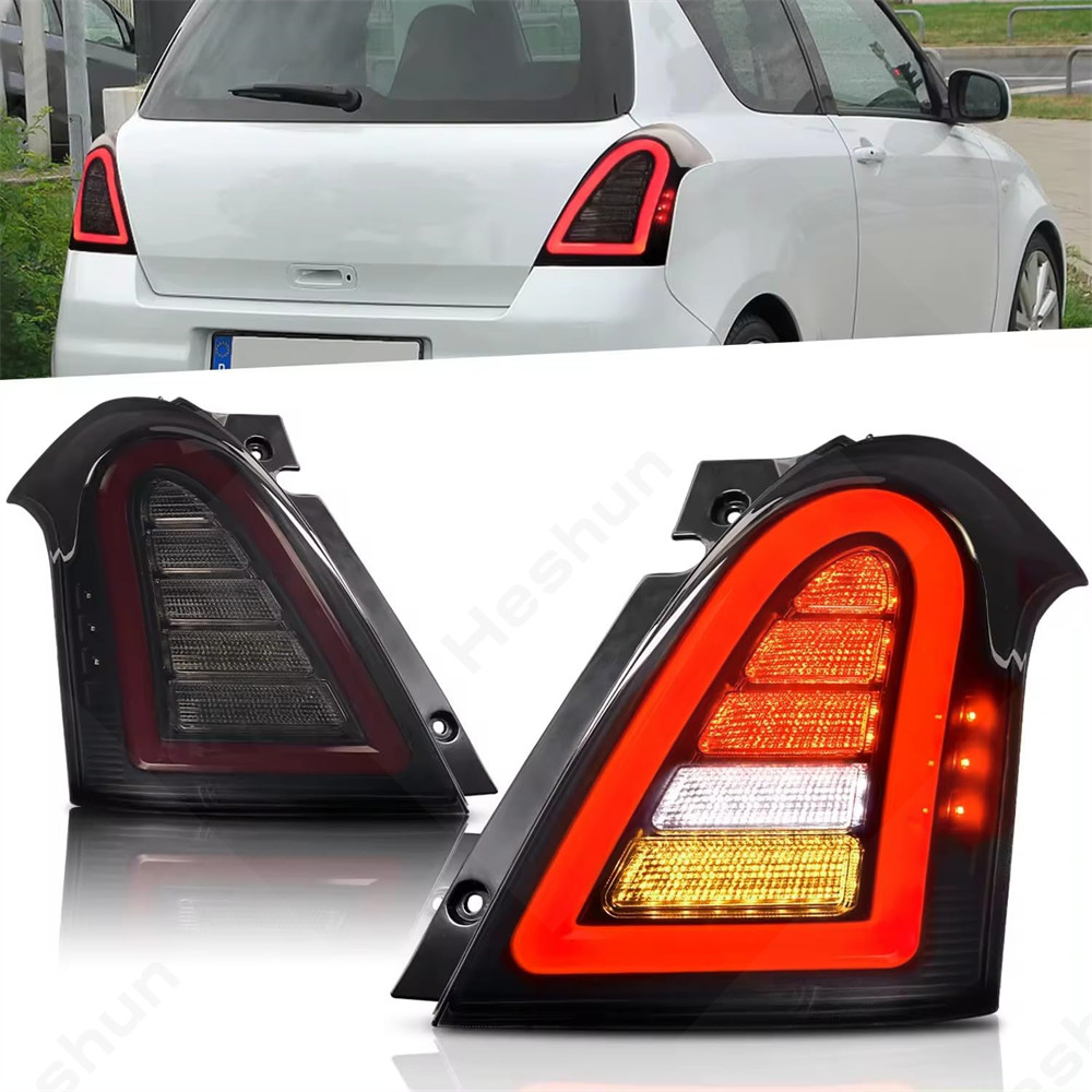 Pair LED Taillights For Suzuki Swift 2006 2007 2008 2009-2016 Tail Light Taillamp Rear Lamp Brake Fo