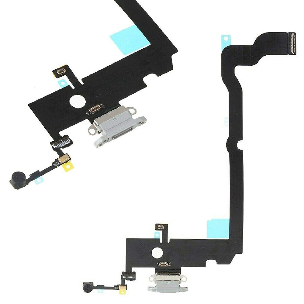 Charging Port Dock Flex Cable For iPhone X XR XS Max USB Charger Connector With Microphone Replaceme