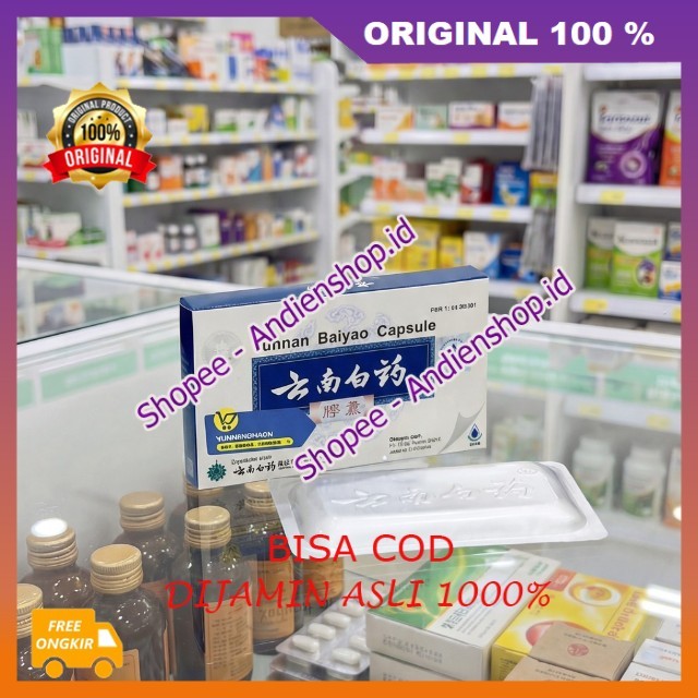 Obat Cina Kapsul Merah Putih Obat Pengering Luka Operasi / Caesar ASLI