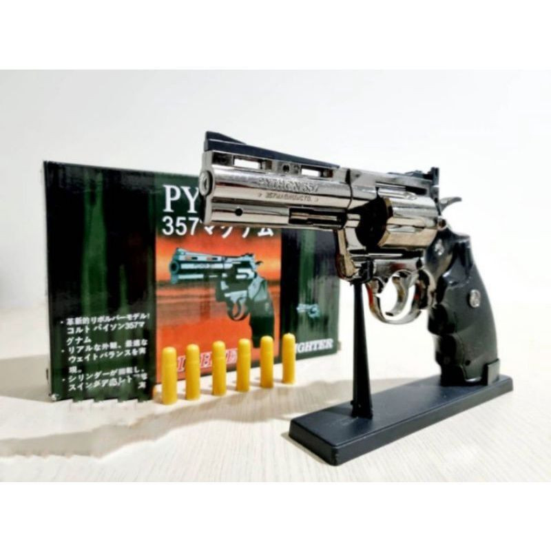 Korek Api Bara Gas Pistol Python 357 Besar 24
