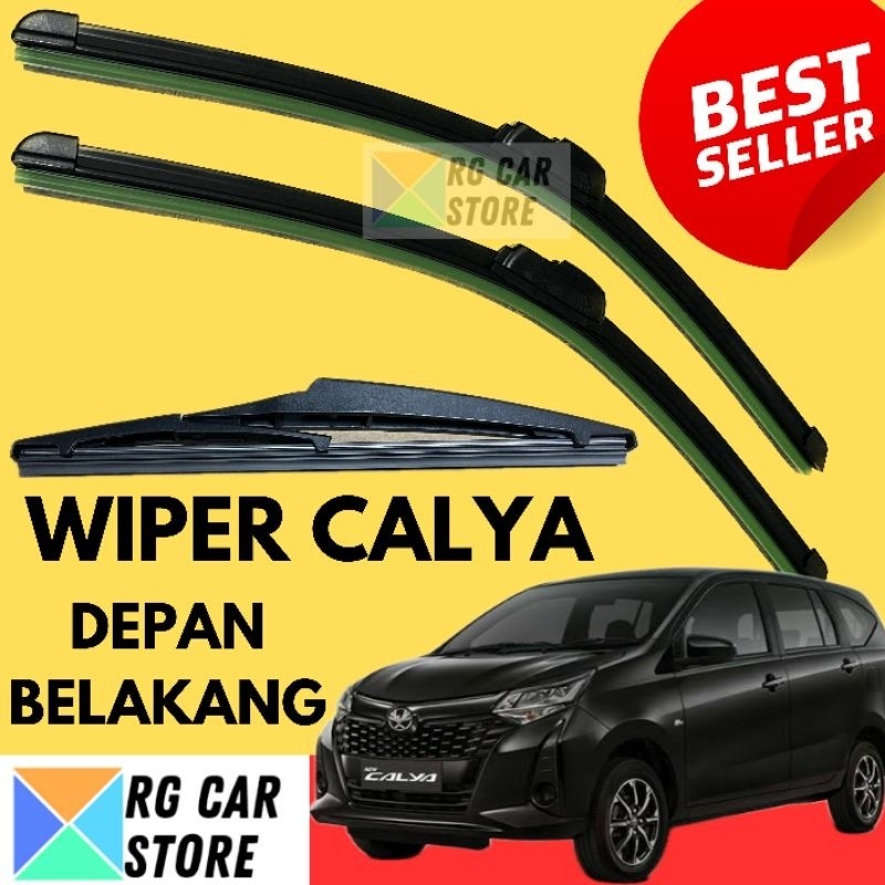 Wiper Kaca Mobil Toyota Calya Depan Belakang Berkualitas