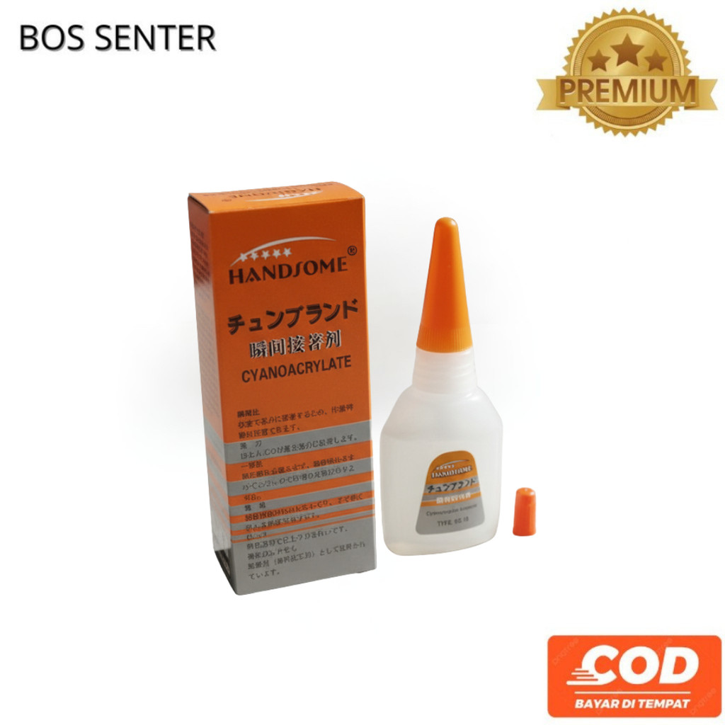 Lem Super Serbaguna Handsome Perekat Kain Kulit & Kanvas