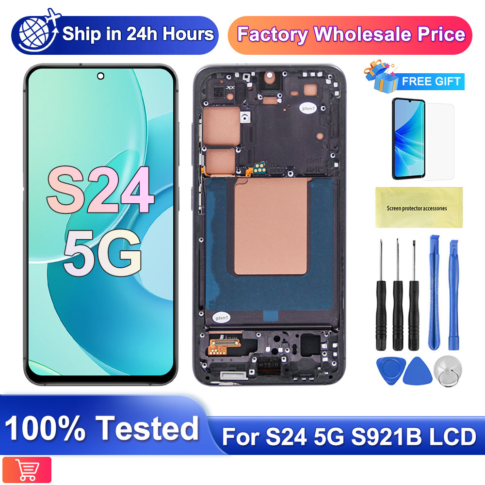 TFT For Samsung Galaxy S24 5G LCD Display Tou Screen Digitizer Replacement Parts For Samsung S24 4G 