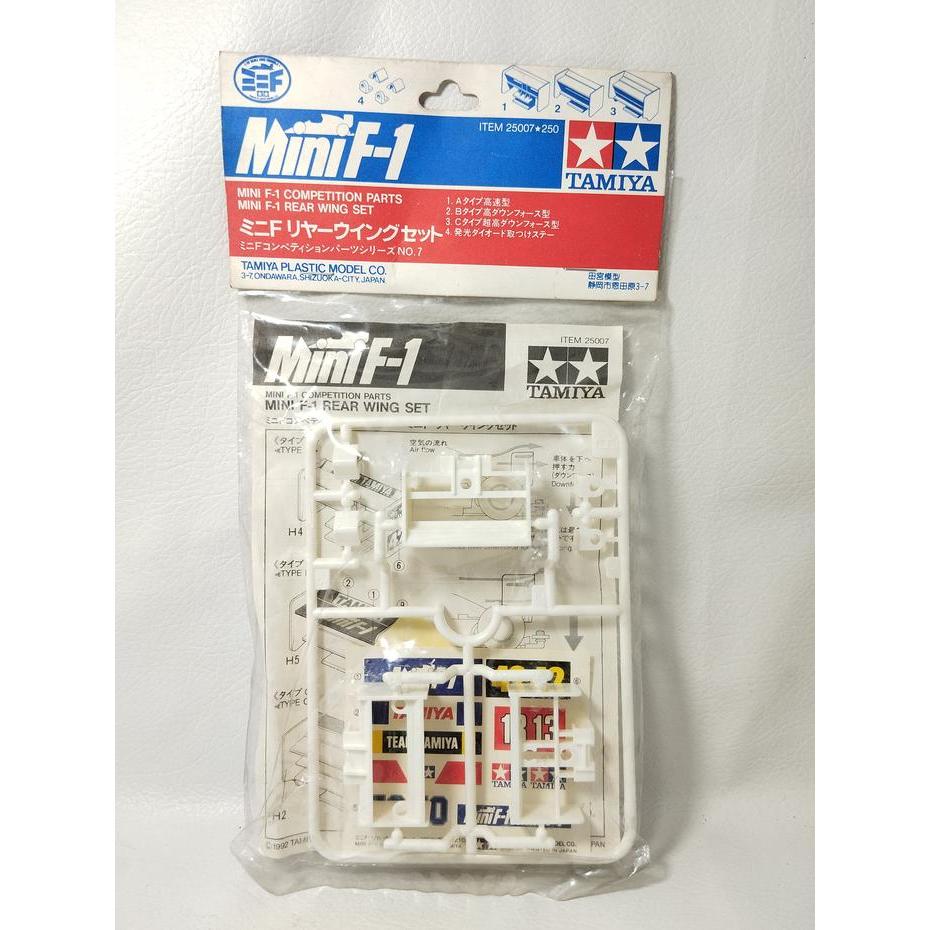 Tamiya Mini F1 Rear Wing Set Competition Parts 25007*250 Original Dengan Kardus dan Packing Gratis S
