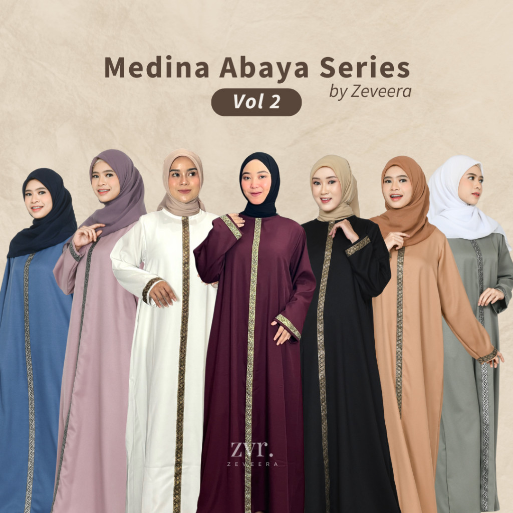 PROMO  Medina Abaya Vol 2 | Dress Gamis Shakila Premium - Harga Grosir