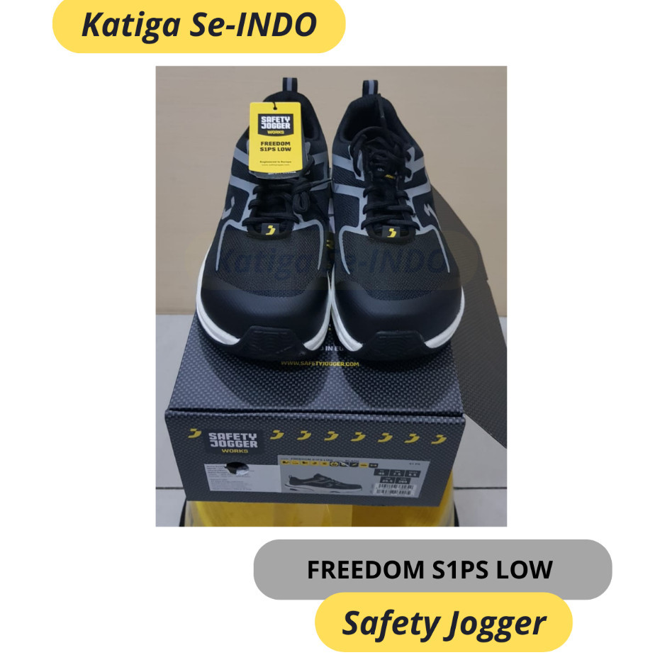 Sepatu Safety Jogger Freedom S1PS Low Kulit