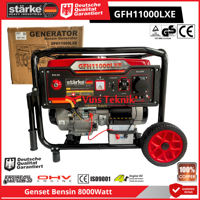 STARKE GFH11000LXE Mesin Genset Listrik Genset Bensin Generator Genset 8.000Watt GFH 11000 LXE