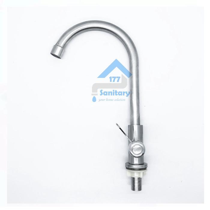 Kran Air sink Dapur Angsa Tanam Meja pipa stainless JP-Keran Angsa Minimalis Sink wastafel bak cuci 