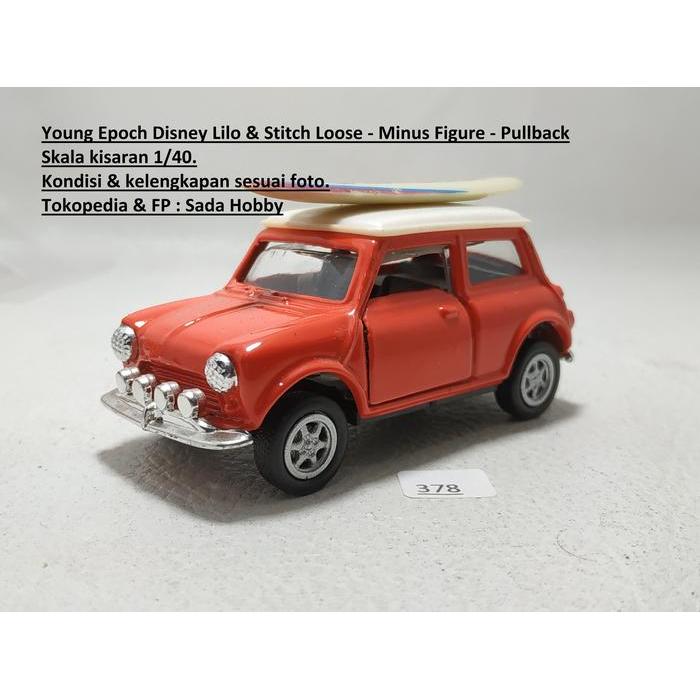 Diecast Miniatur Young Epoch Disney Lilo And Stitch Morris Mini Cooper Merah Minus Unit Only SBAtoys