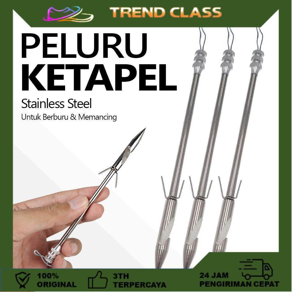 Jreameast Peluru Ketapel Stainless Steel Slingshot Catapult Dart 3 PCS - YB004 Terbaru | Kualitas Pr