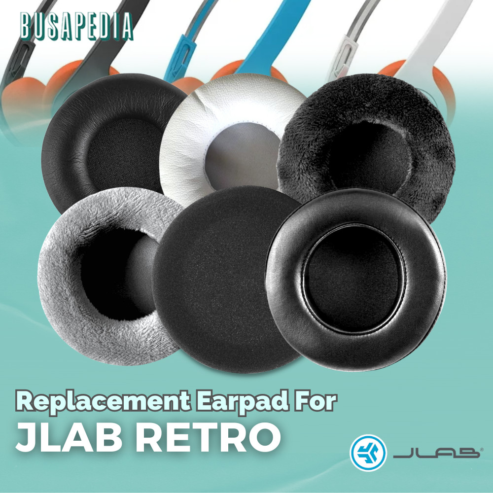 Earpad Foam Jlab Retro Earcup Ear Cushion Busa Bantalan