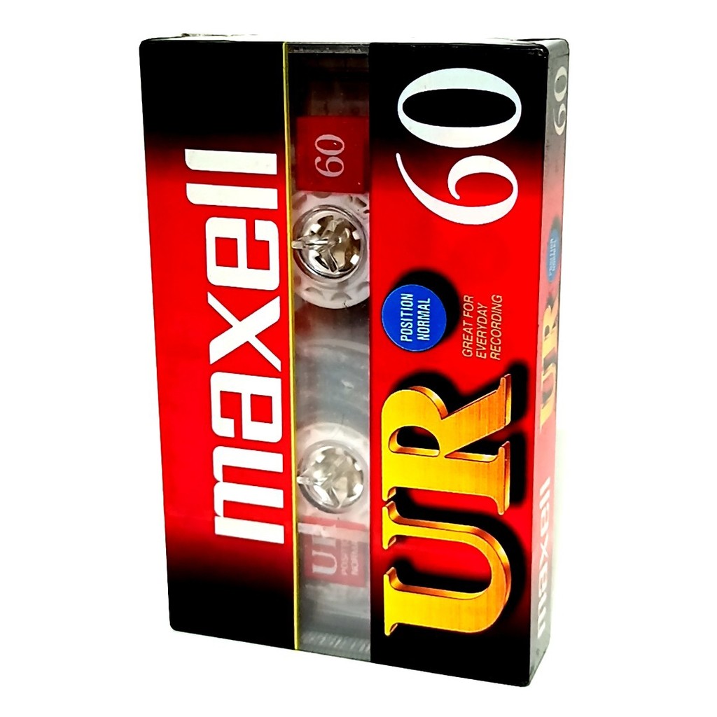 kaset pita kosong Maxell UR60 baru stok lama