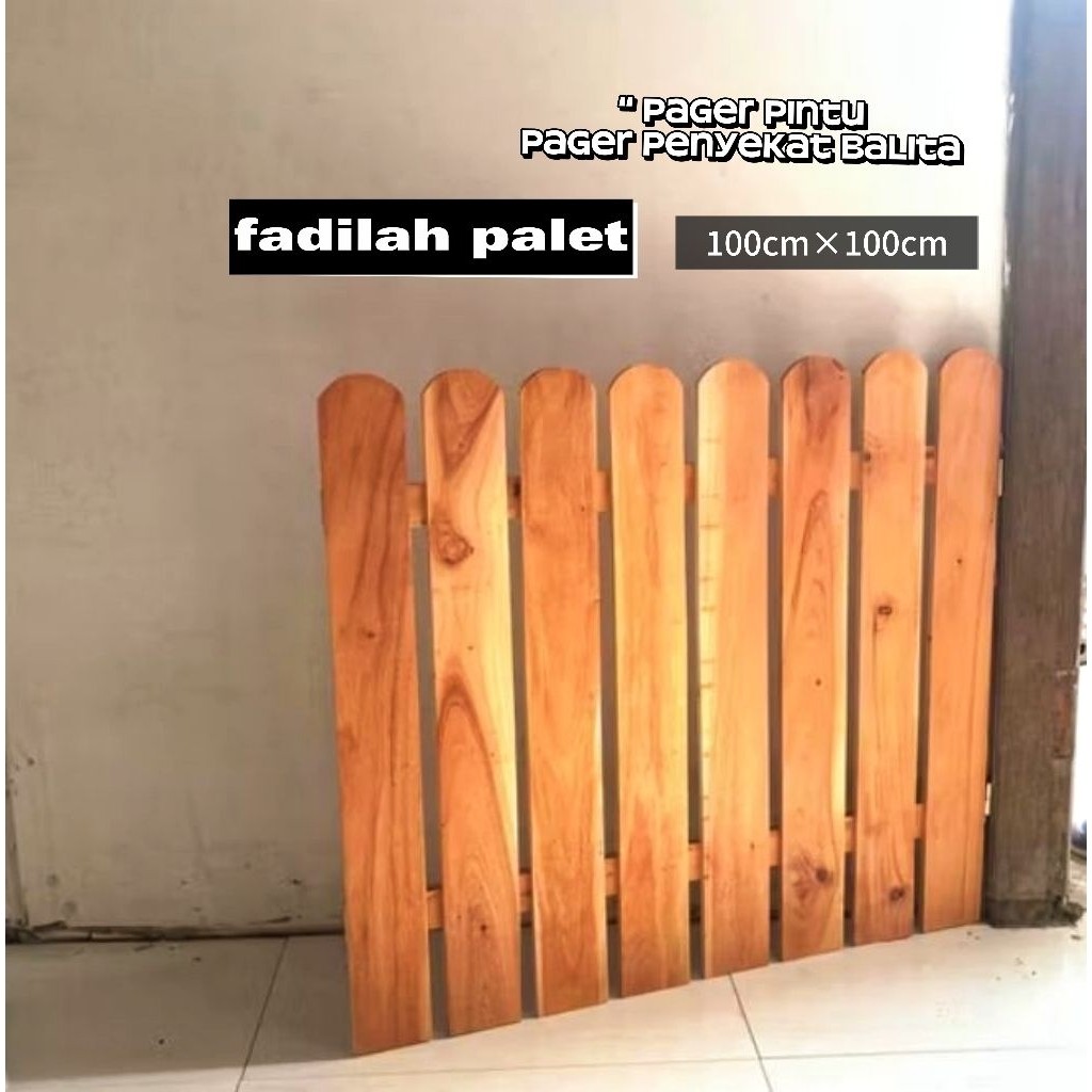 Pager pintu kayu palet jati belanda pager rumah BISA CUSTOM