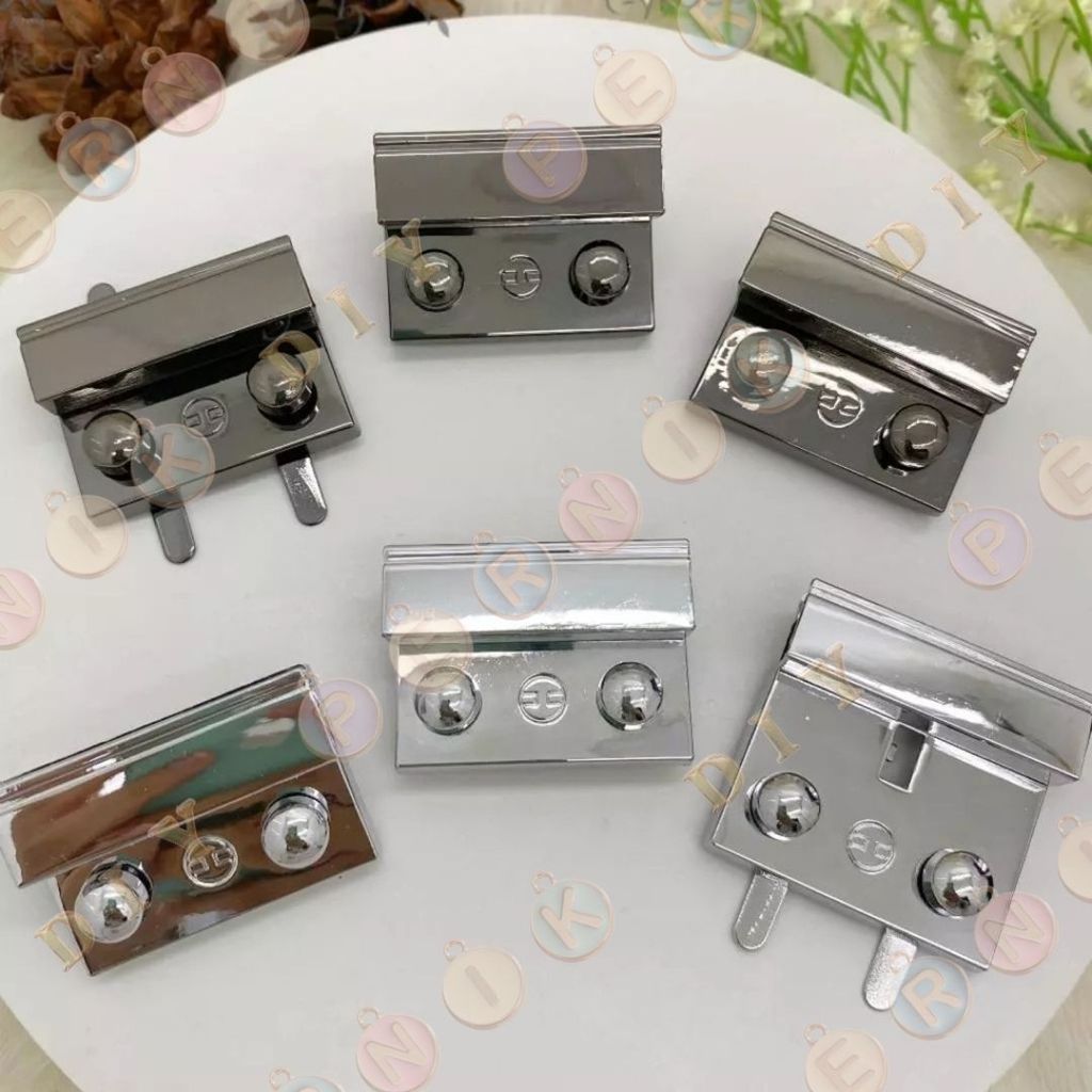 Asesoris Tas Variasi V078 Kunci Cetet  / Kunci Sodok / Kuncian Tas - Aksesoris Tas (IMPORT)