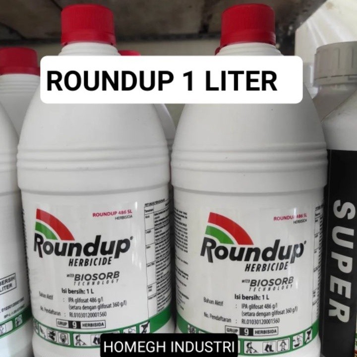 Model Baru Roundup Pembasmi Rumput 1 Liter  ROUNDUP BIOSORB 486SL  racun rumput  roundup 1kg  roundu