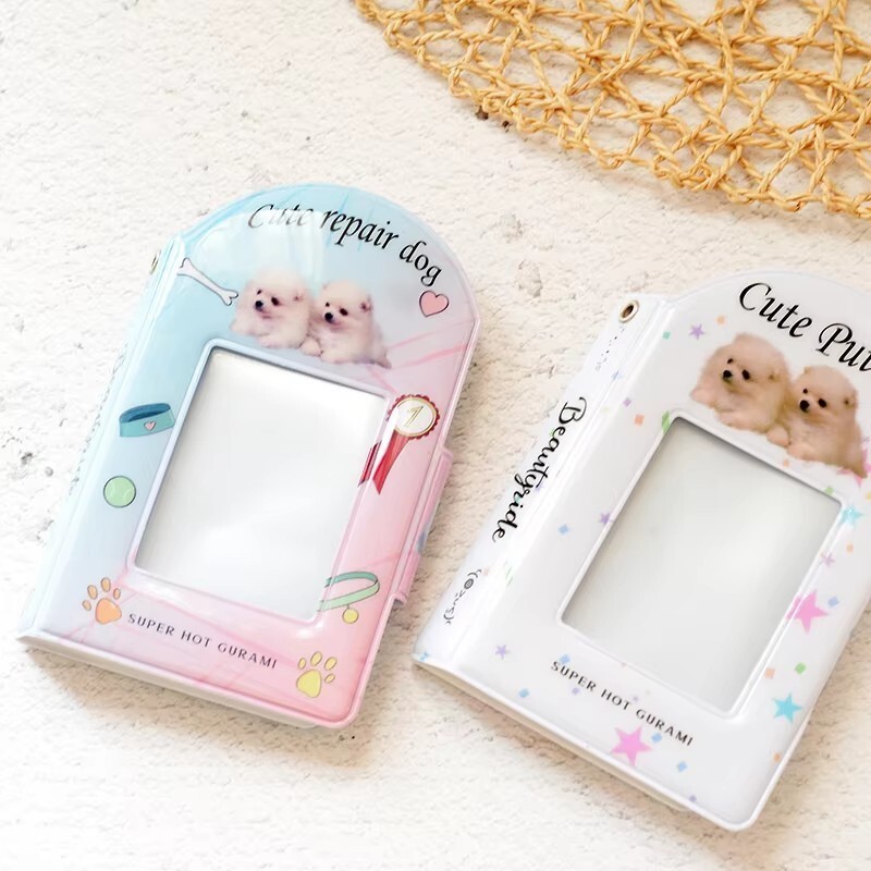 Cute Dog 3 Inch Photo Card Card Book Idol Album Postcard Organizer Booklet Collector Card Lomo Card 