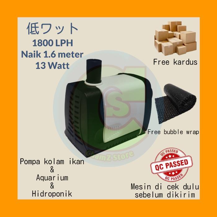 pompa kolam koi - mesin air celup low watt submersible / pompa kolam - 1800 Lph