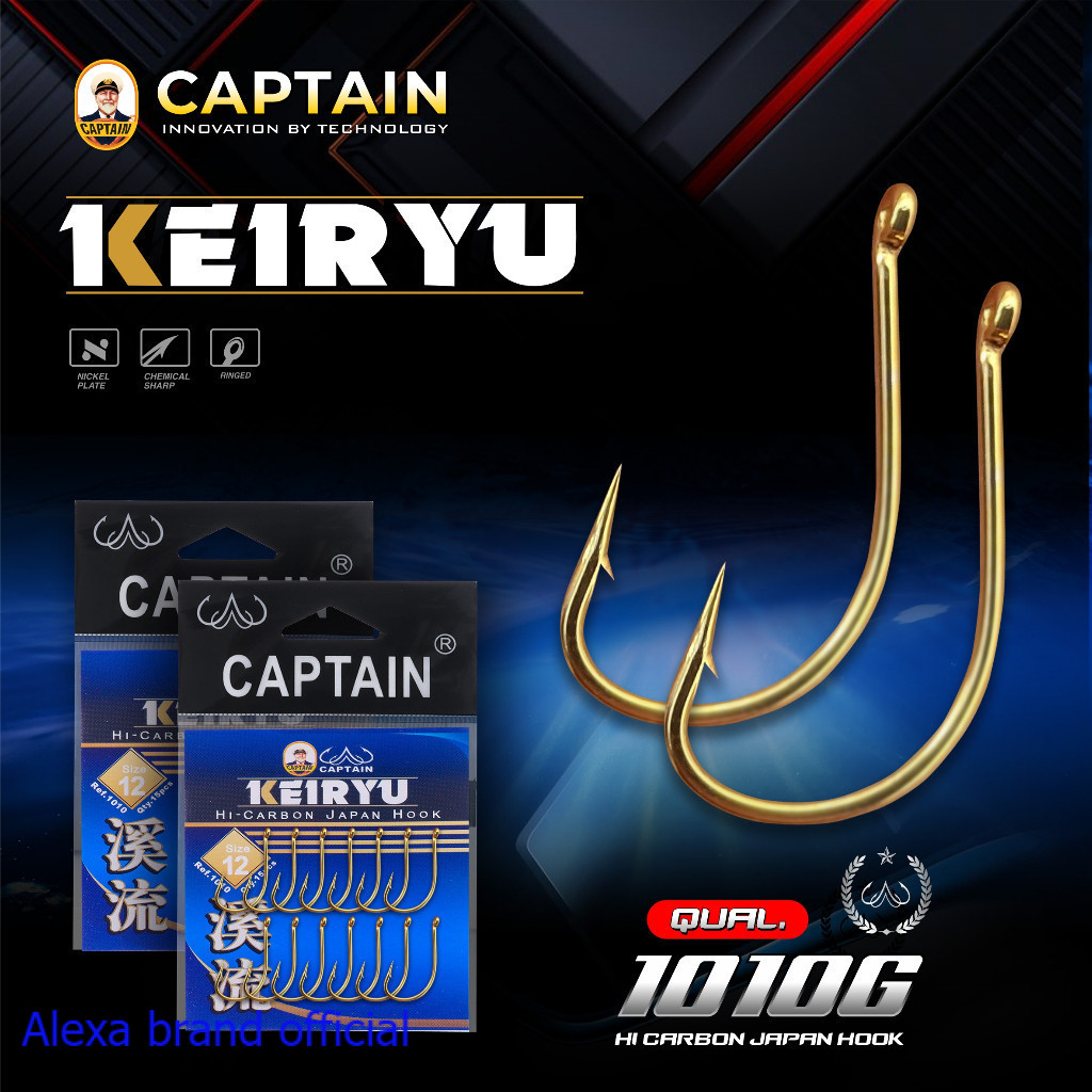 Kail Pancing Captain Keiryu Gold 1010G - KAIL PANCING WARNA EMAS GOLD