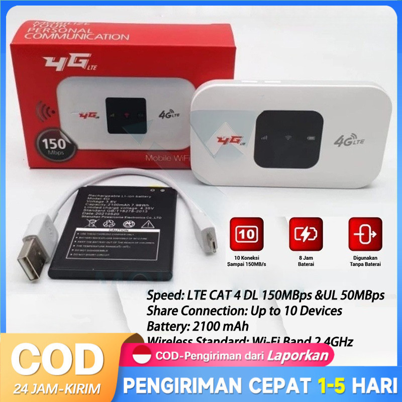 Modem WIFI Mifi All Operator 4G Mudah Dibawa USB 500Mbps 4G Portable Mobile WiFi Portable Semua Oper