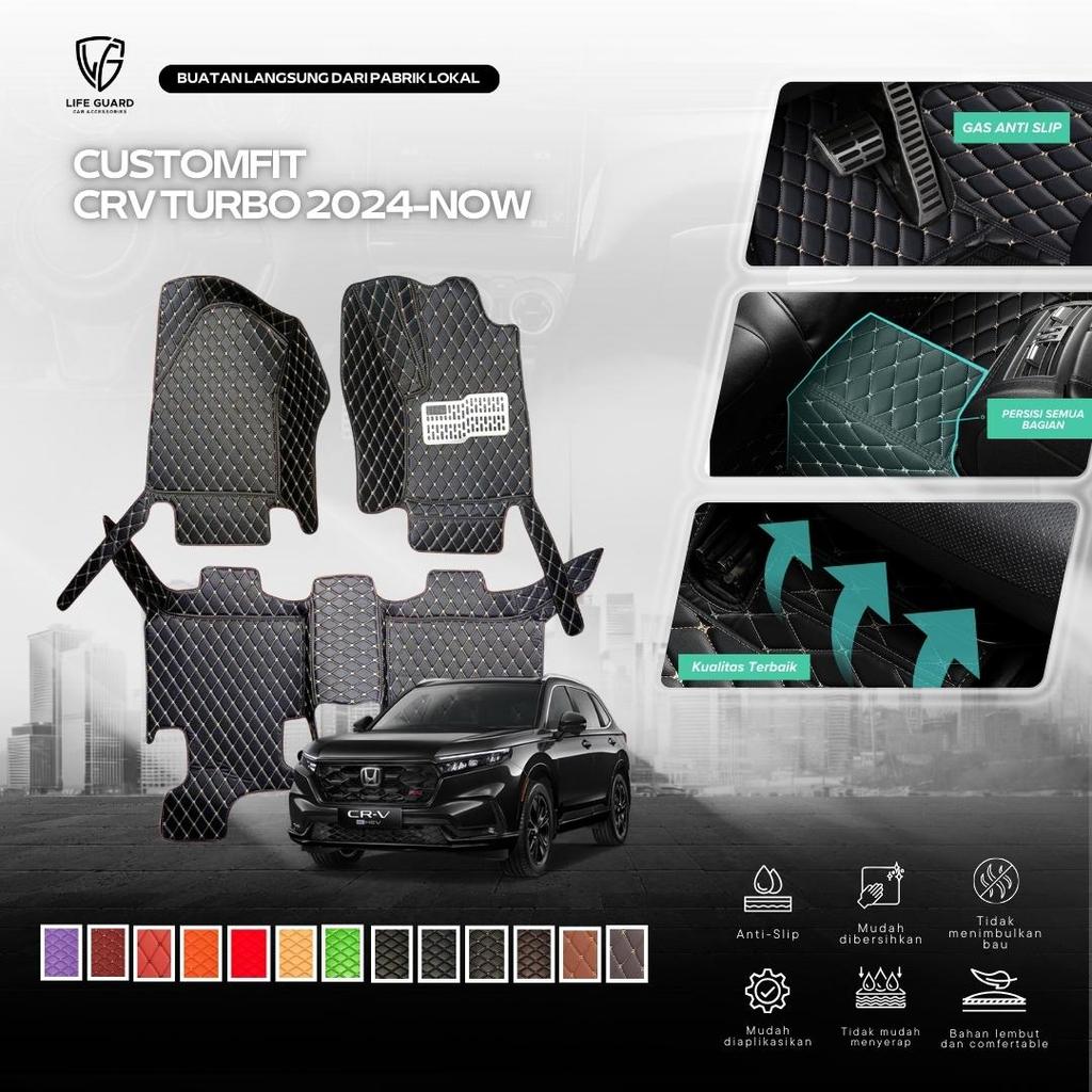 Lifeguard Id Official Aksesoris Interior Mobil Karpet 7D Custom Fullset sampai Bagasi Mobil Honda CR