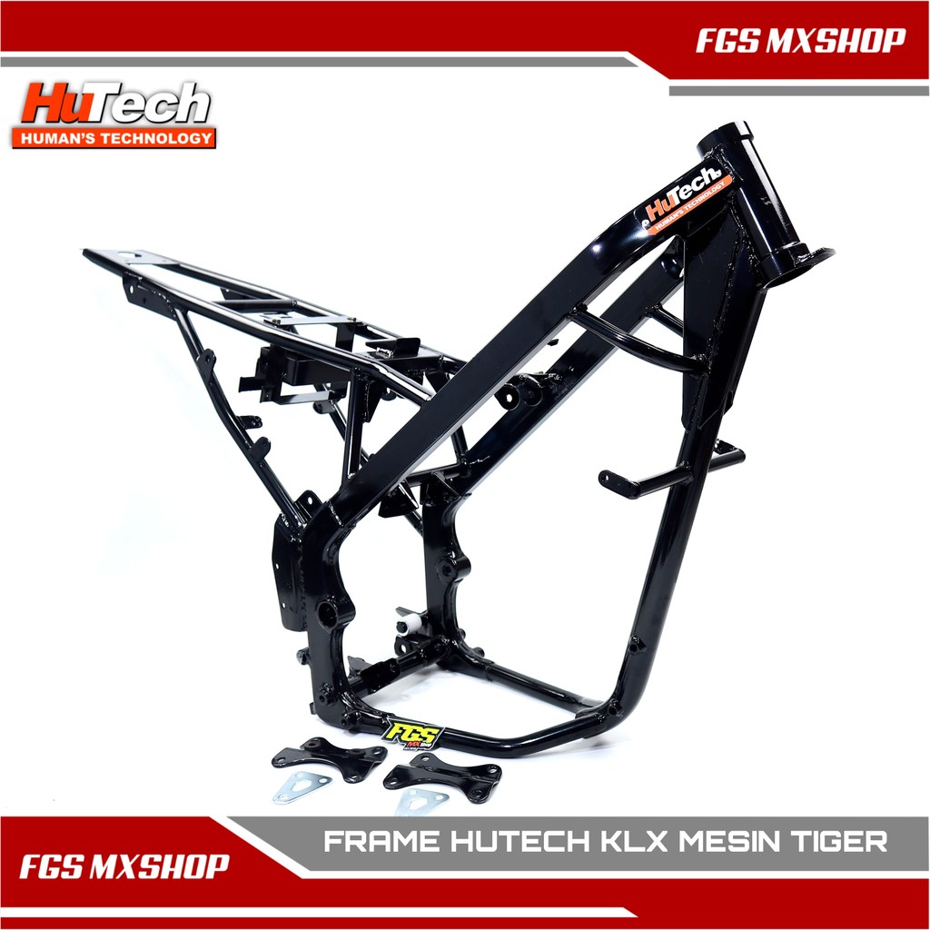FRAME KLX HUTECH PNP MESIN TIGER MEGAPRO RANGKA KLX 150 RANGKA CUSTOMC TRAIL