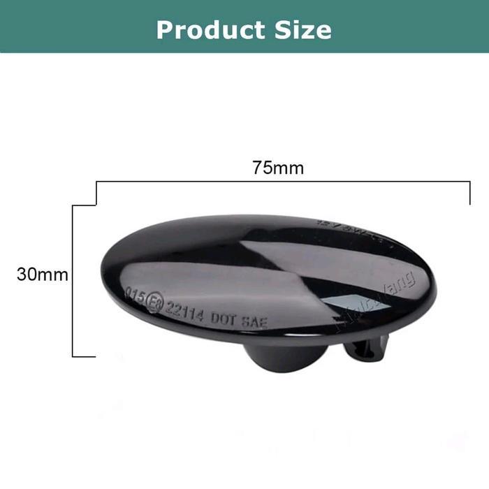 Lampu sein fender nissan livina march terano sen led running Car - mika smoke