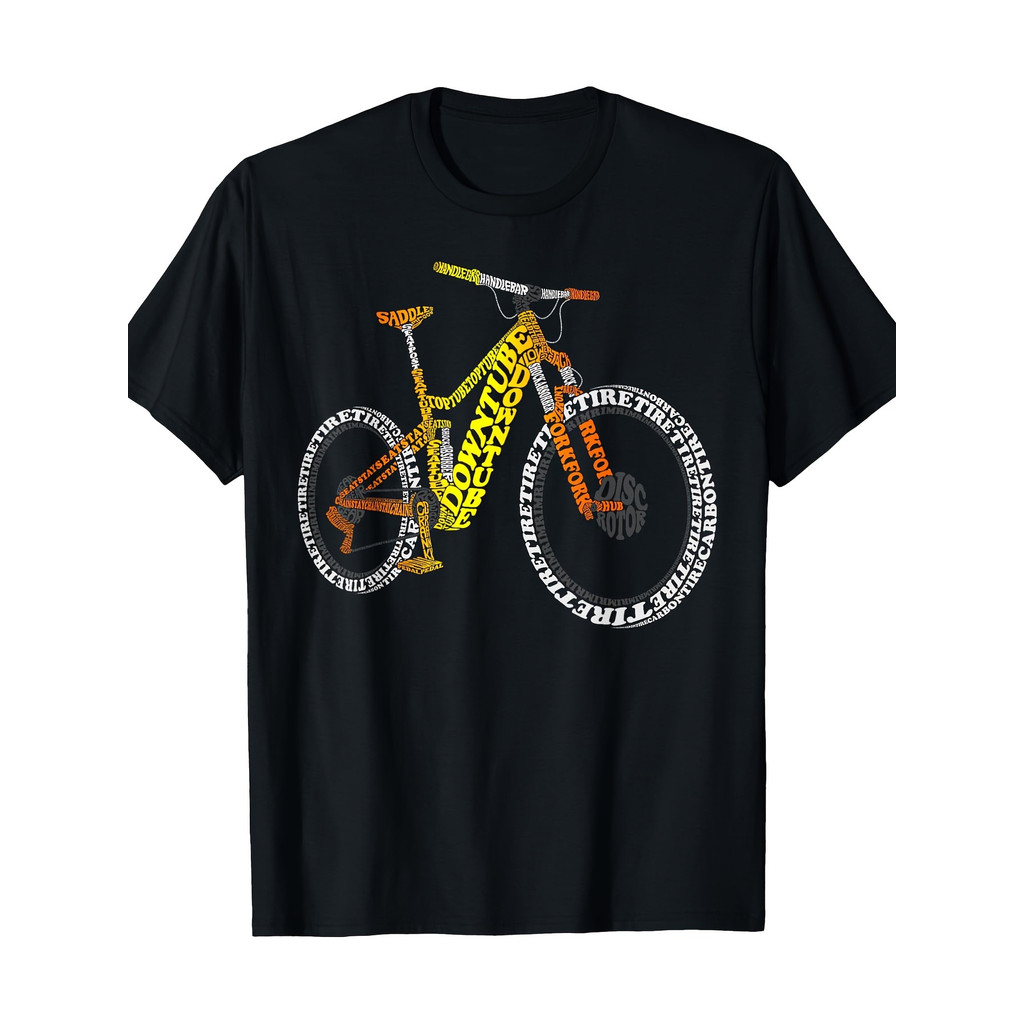 Kaos Sepeda Anatomi MTB JPB243 - 220g, Oversize, Kaos Pria Wanita, Kaos Pecinta Sepeda Gunung