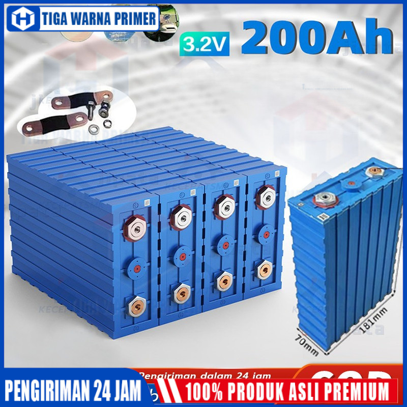 200Ah CATL/BYD Baru Lifepo4 Baterai 3.2V 200Ah lifepo4 Baterai cell Lithium iron phosphate deep cycl