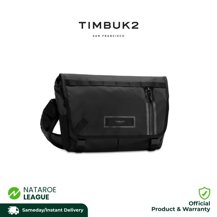 TIMBUK2 M Especial Stash Messenger - Jet Black