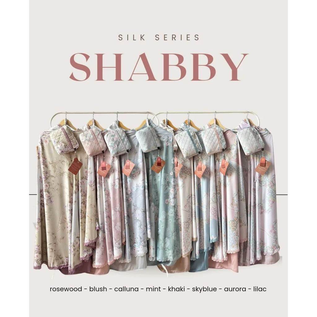 Mukena silk shabby Maisara Premium