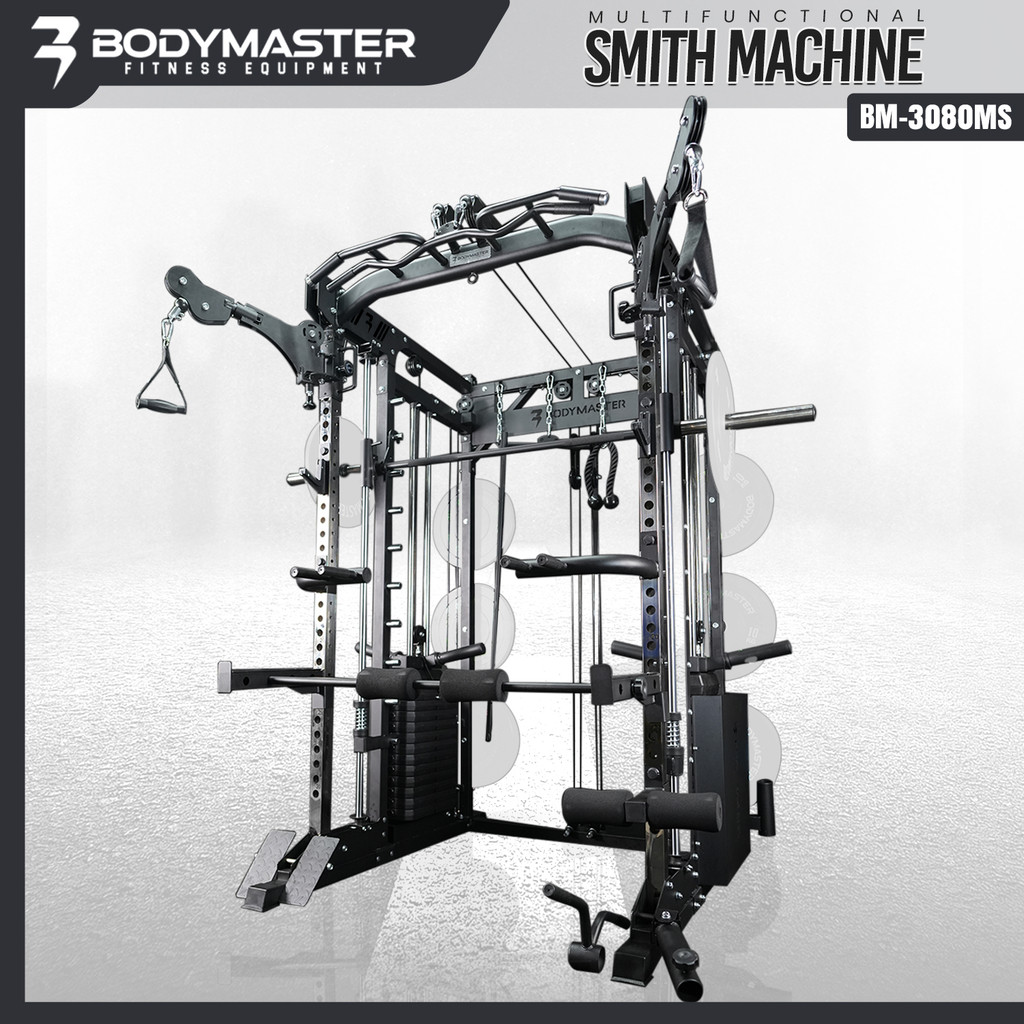 BODYMASTER Smith Machine BM-3080MS - Power Rack Functional Bench Press