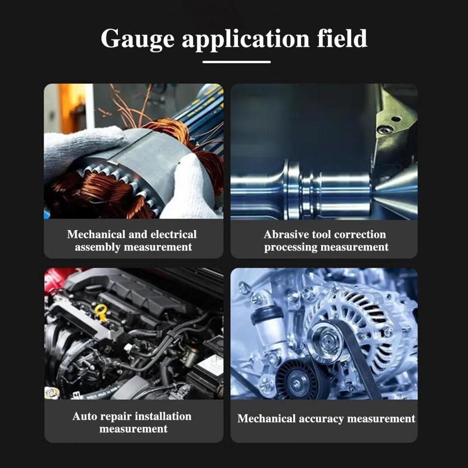 hickness Gauge Measuring Tools Feeler Gauge Set Foldable Multi-functional Polished Stainless Steel T