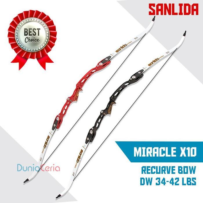 Busur Panah Import Jandao Sanlida X10 Miracle Recurve Bow - 70 Inci, 40 lbs