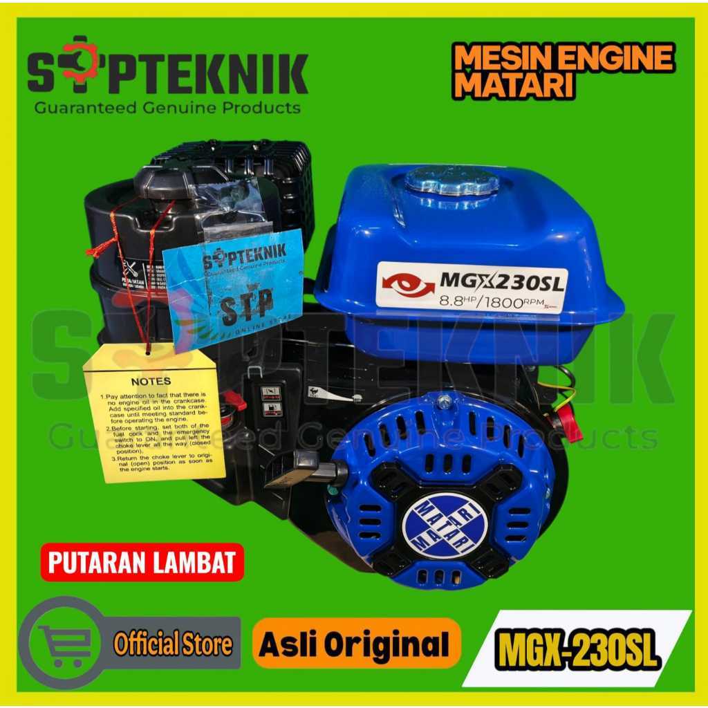 engine penggerak MESIN/ENGINE PENGGERAK BENSIN MGX-230 SL MATARI